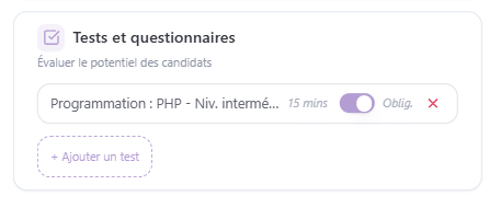test de recrutement IT Softy