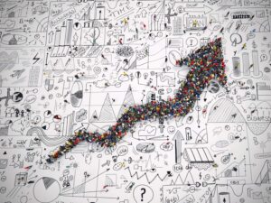 courbe de l'analyse du marché du travail pour les recruteurs en 2025