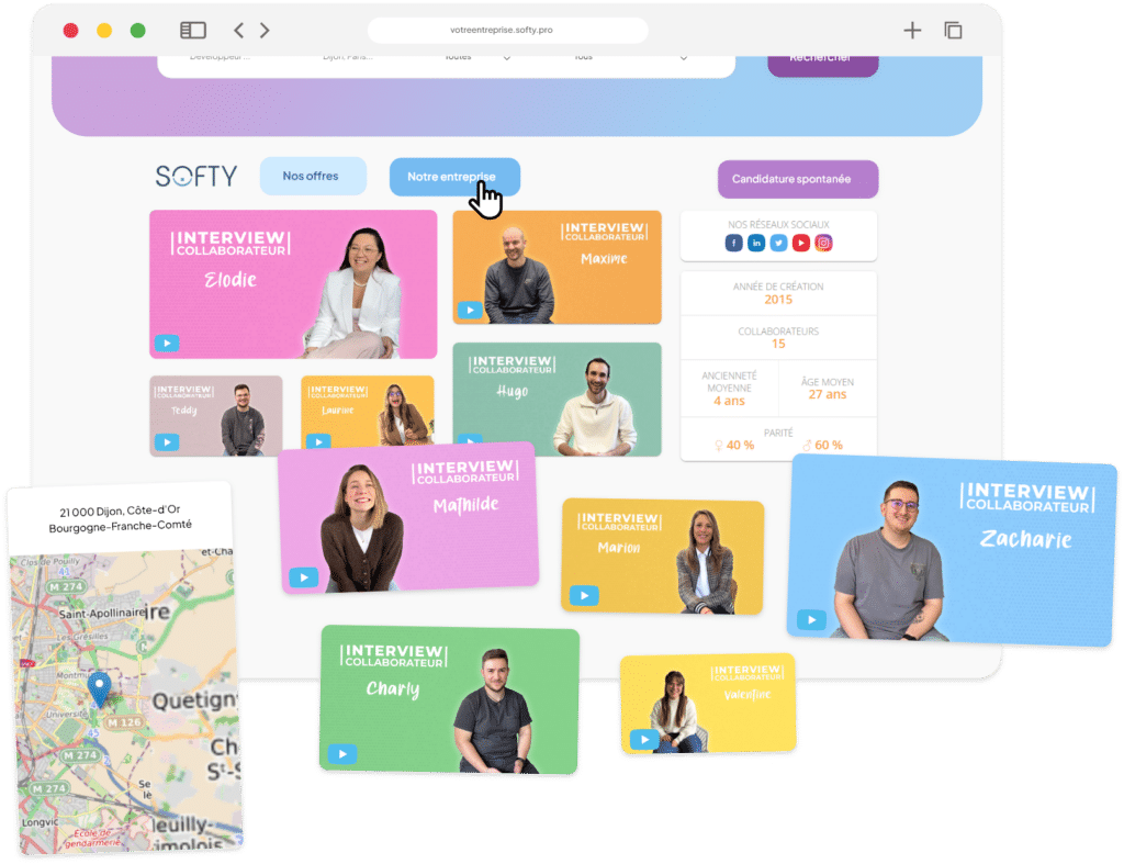 site carrière Softy